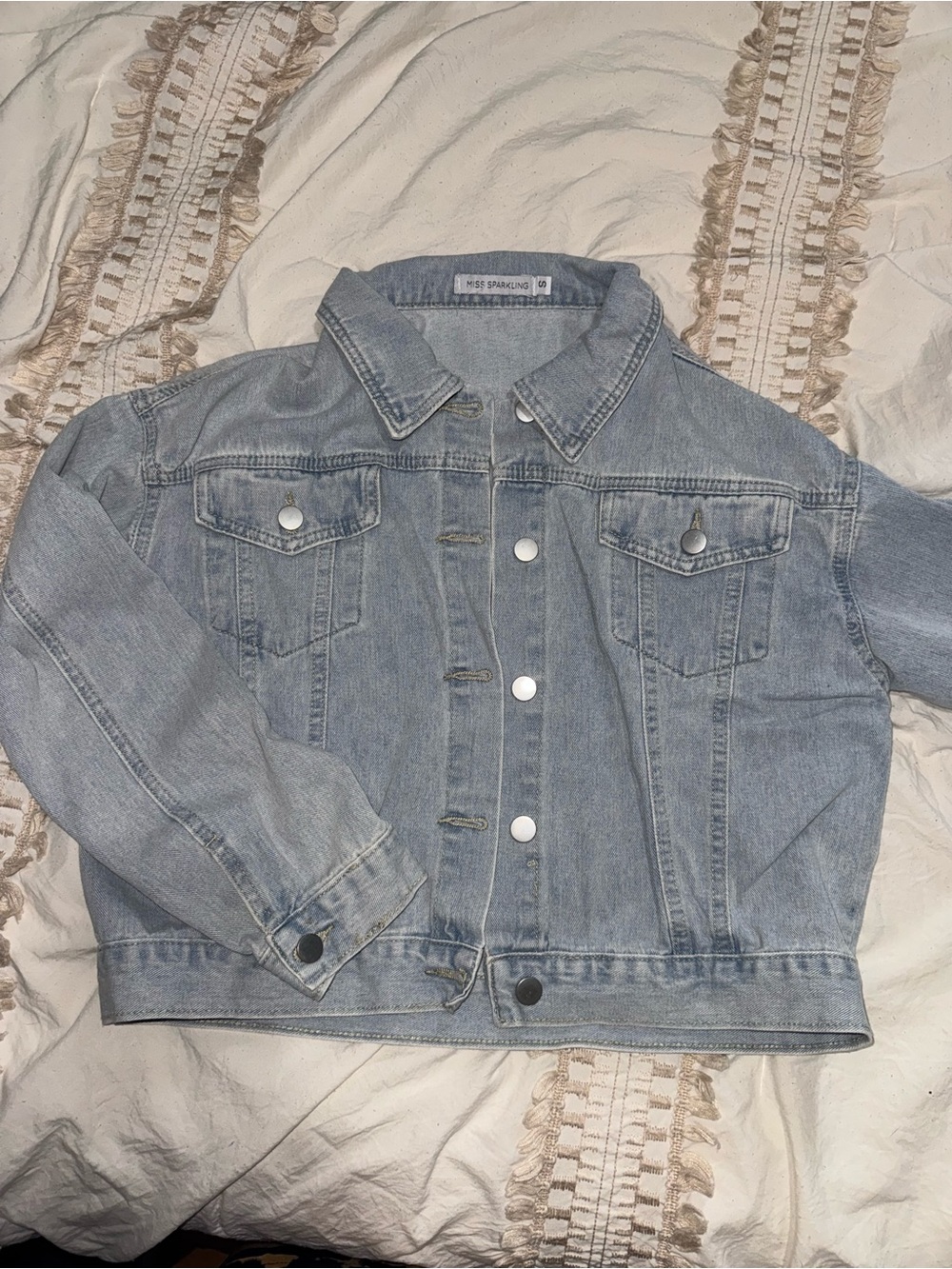 Source Unknown Light Blue Jean Jacket - Women's Denim Trucker